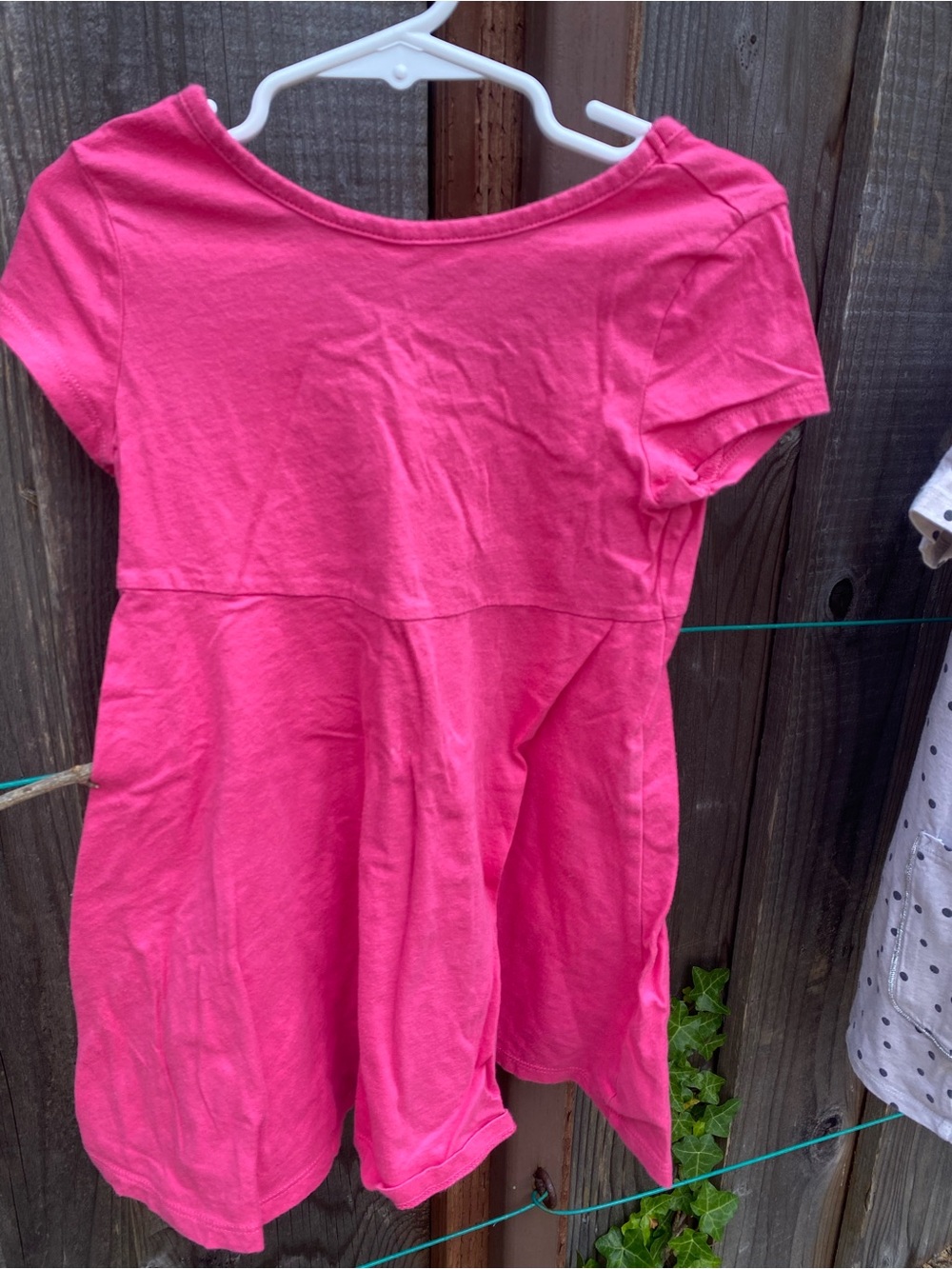Old Navy Hot Pink Short-Sleeve Knit Dress